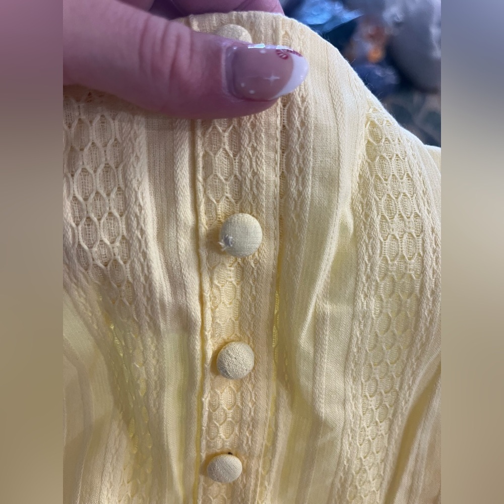 Lulus Khamari Yellow Textured Drop Waist Bubble-Hem
Mini Dress - Picture 8 of 9